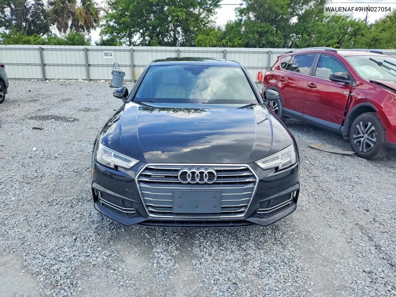 2017 Audi A4 Premium Plus VIN: WAUENAF49HN027054 Lot: 61782326