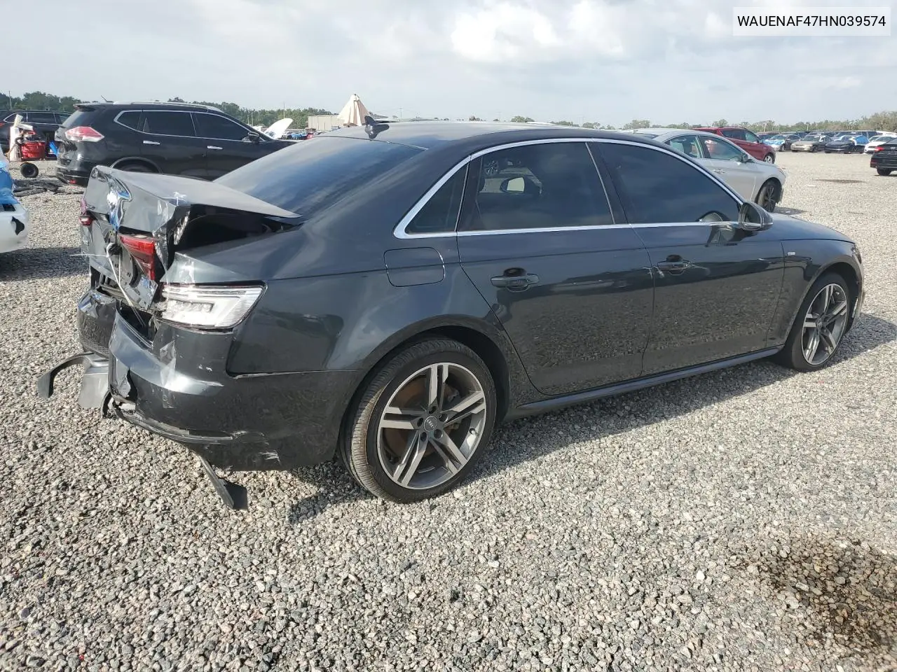 2017 Audi A4 Premium Plus VIN: WAUENAF47HN039574 Lot: 62013096
