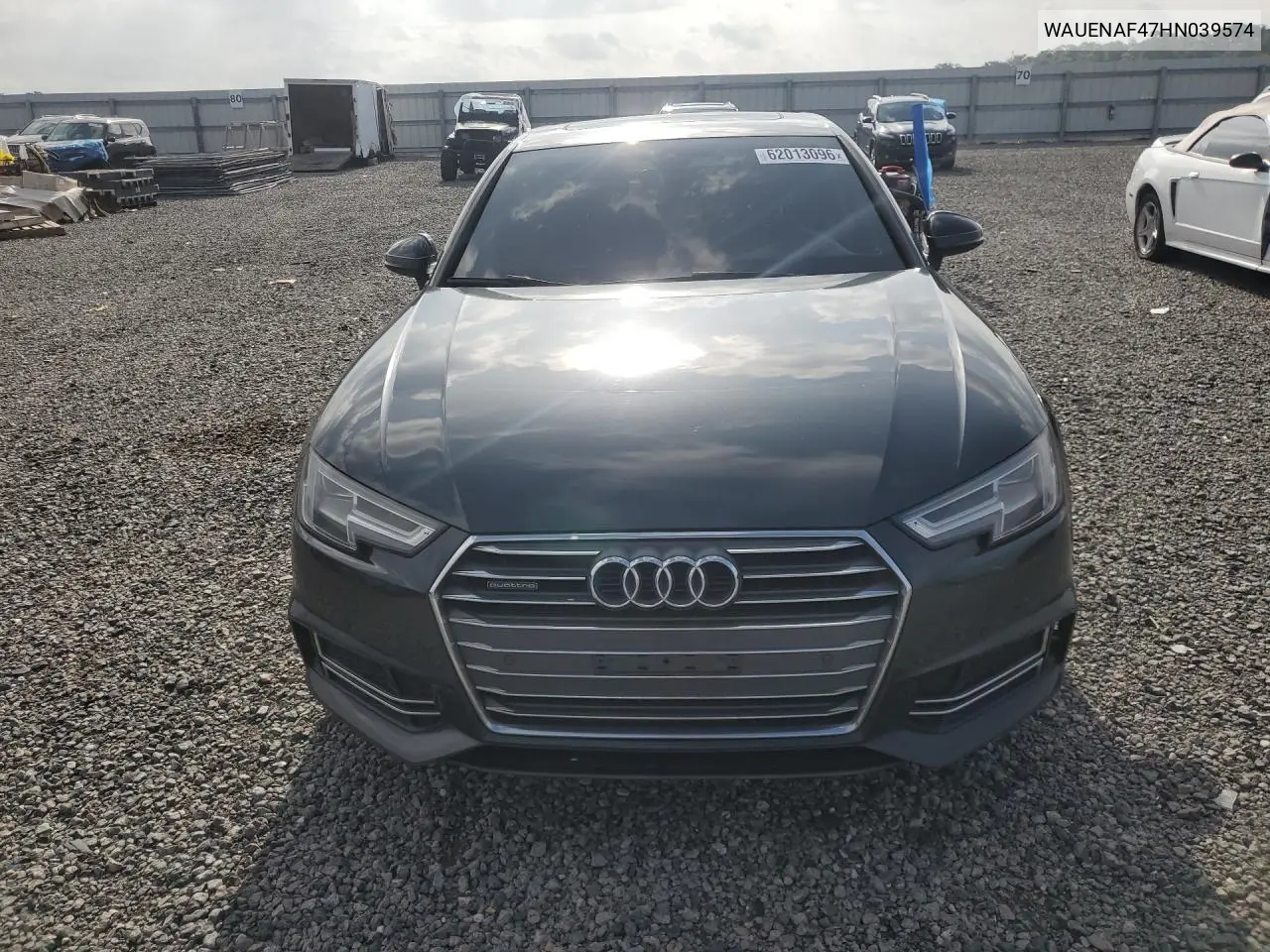 2017 Audi A4 Premium Plus VIN: WAUENAF47HN039574 Lot: 62013096