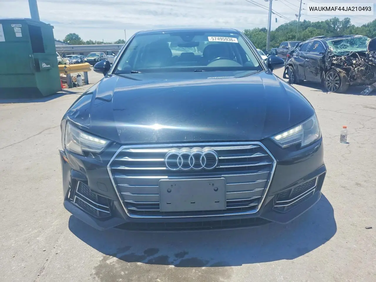 2018 Audi A4 Premium VIN: WAUKMAF44JA210493 Lot: 57495936