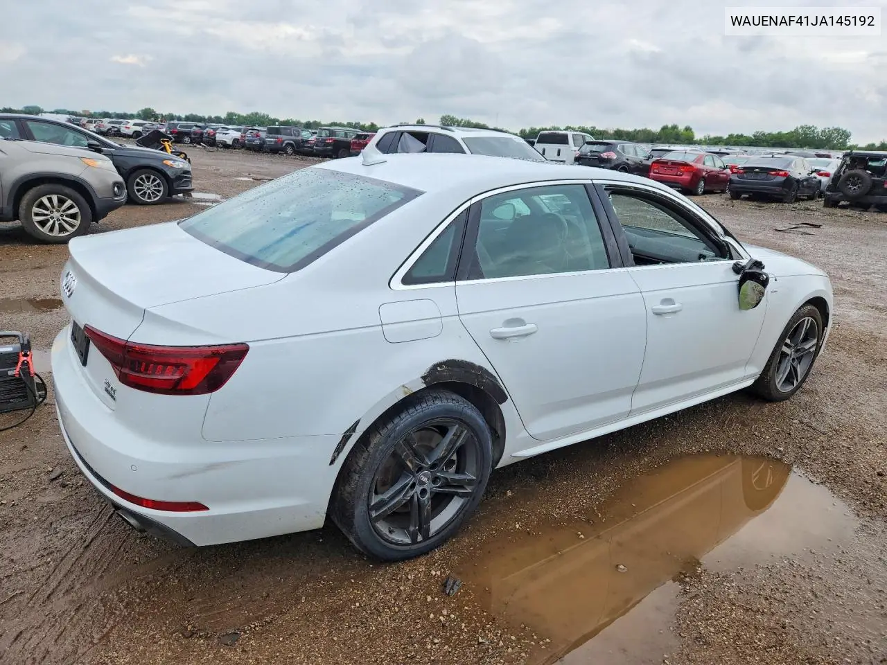 2018 Audi A4 Premium Plus VIN: WAUENAF41JA145192 Lot: 58373236