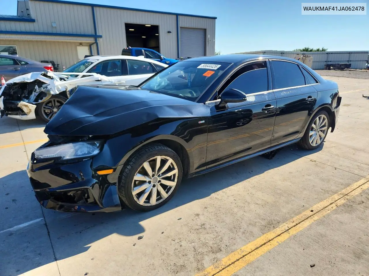 WAUKMAF41JA062478 2018 Audi A4 Premium