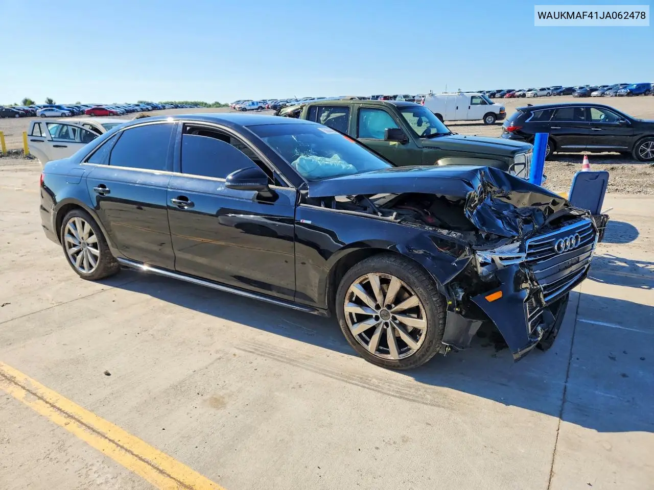 WAUKMAF41JA062478 2018 Audi A4 Premium