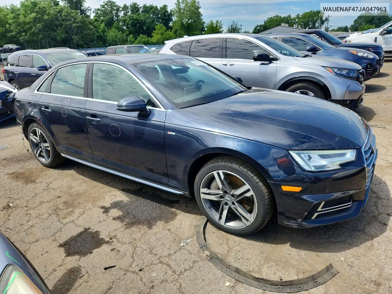 2018 Audi A4 Premium Plus VIN: WAUENAF47JA047963 Lot: 60041726