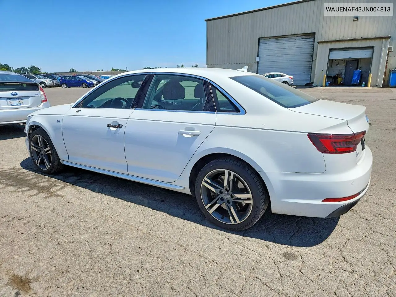 2018 Audi A4 Premium Plus VIN: WAUENAF43JN004813 Lot: 60705196