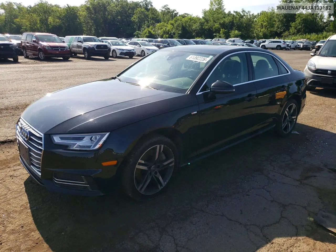 2018 Audi A4 Premium Plus VIN: WAUENAF44JA133182 Lot: 61392226