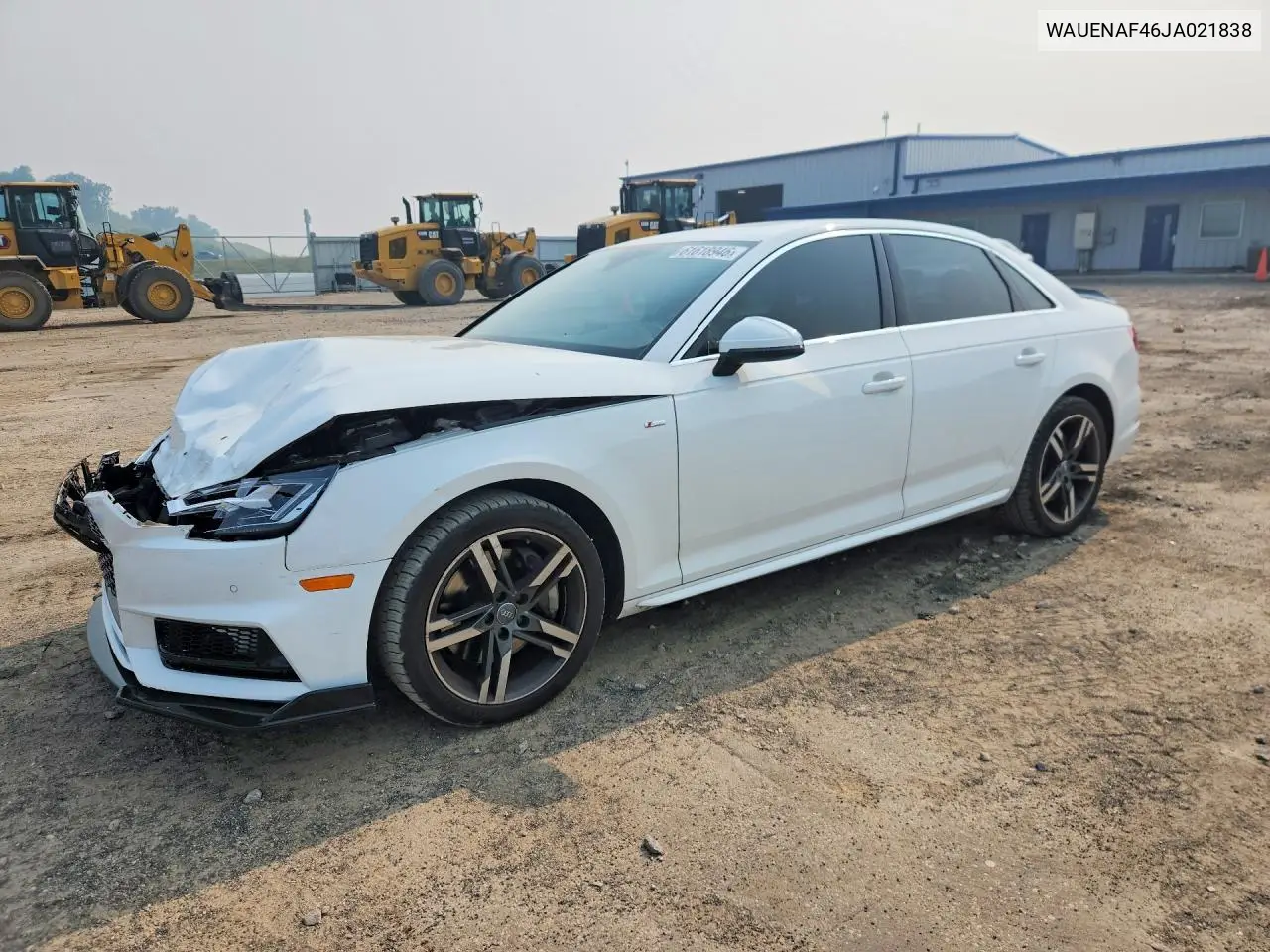 2018 Audi A4 Premium Plus VIN: WAUENAF46JA021838 Lot: 61618946