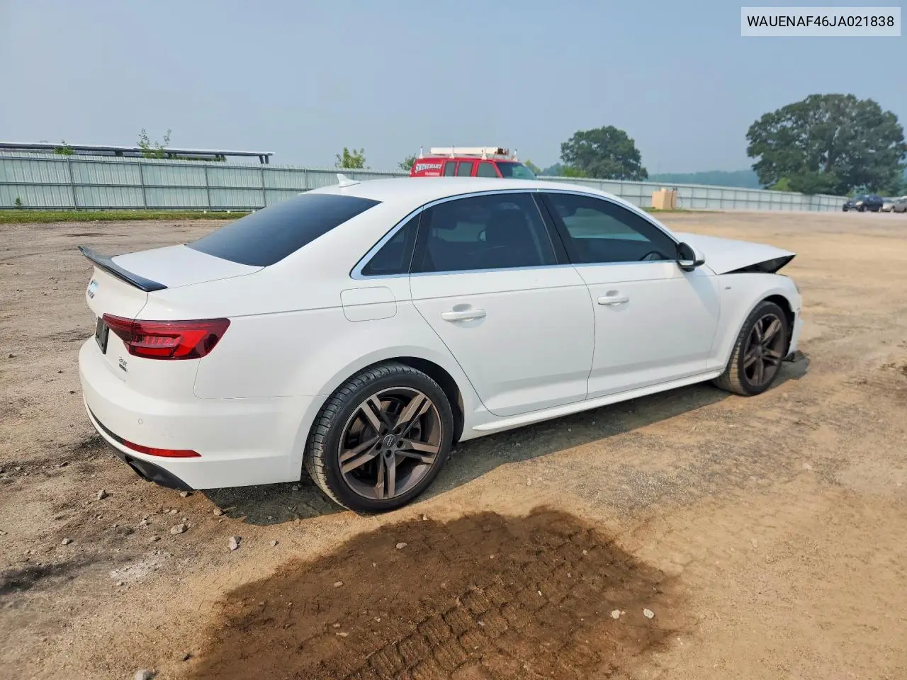 2018 Audi A4 Premium Plus VIN: WAUENAF46JA021838 Lot: 61618946