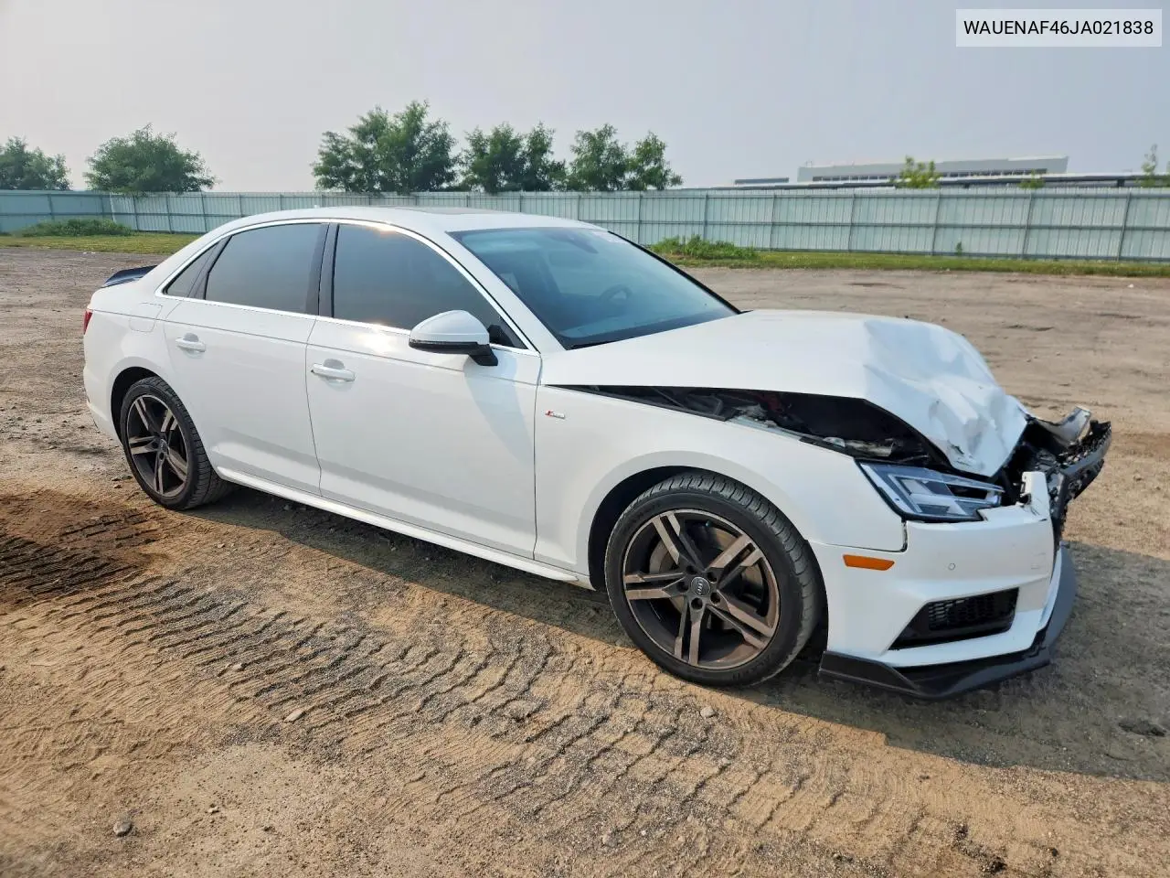 2018 Audi A4 Premium Plus VIN: WAUENAF46JA021838 Lot: 61618946