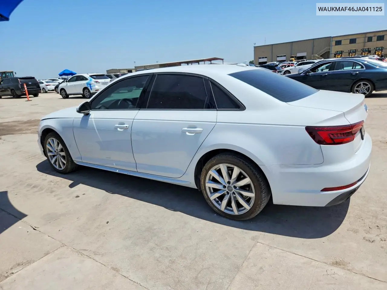 2018 Audi A4 Premium VIN: WAUKMAF46JA041125 Lot: 61974846