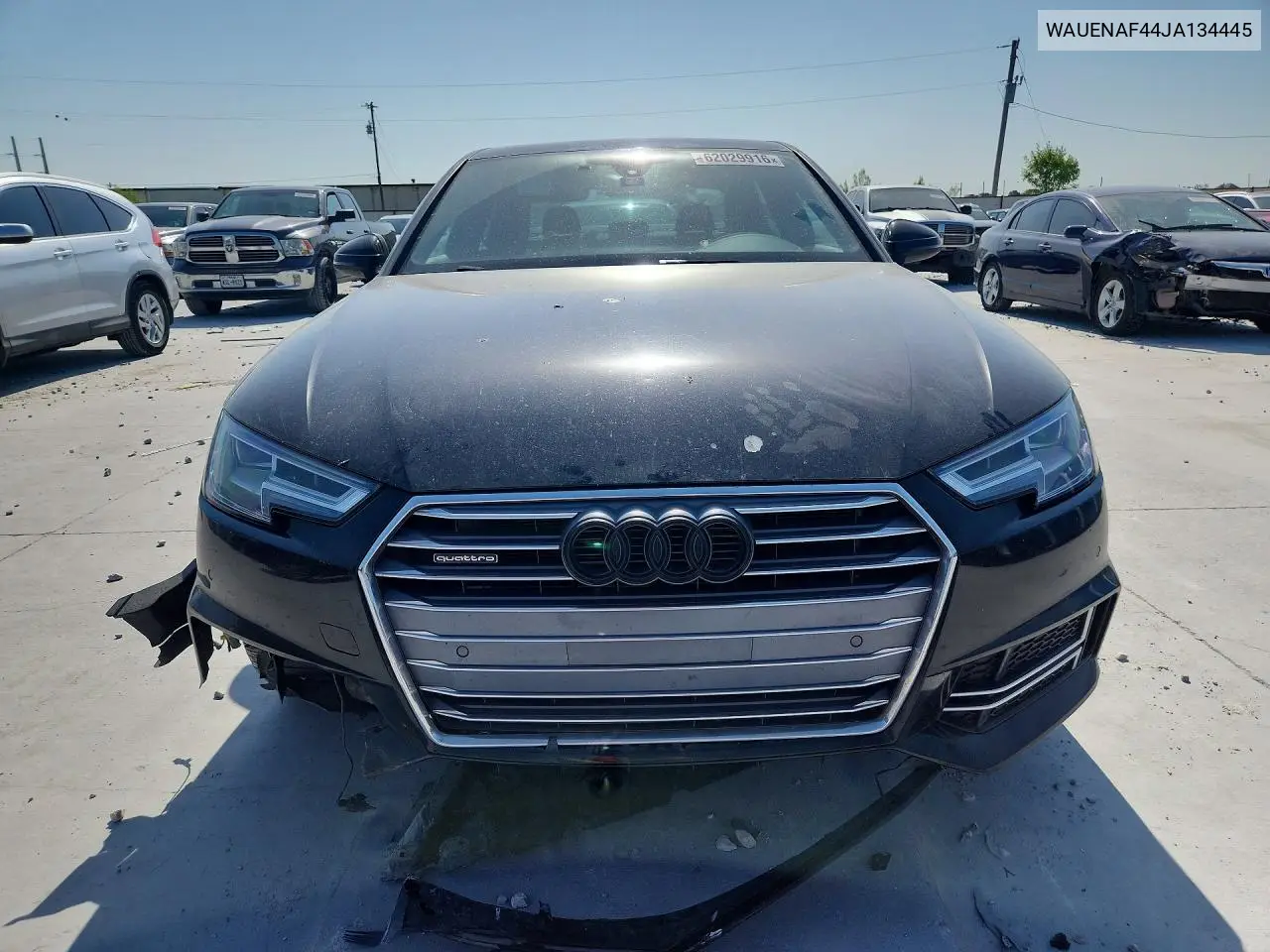 2018 Audi A4 Premium Plus VIN: WAUENAF44JA134445 Lot: 62029916