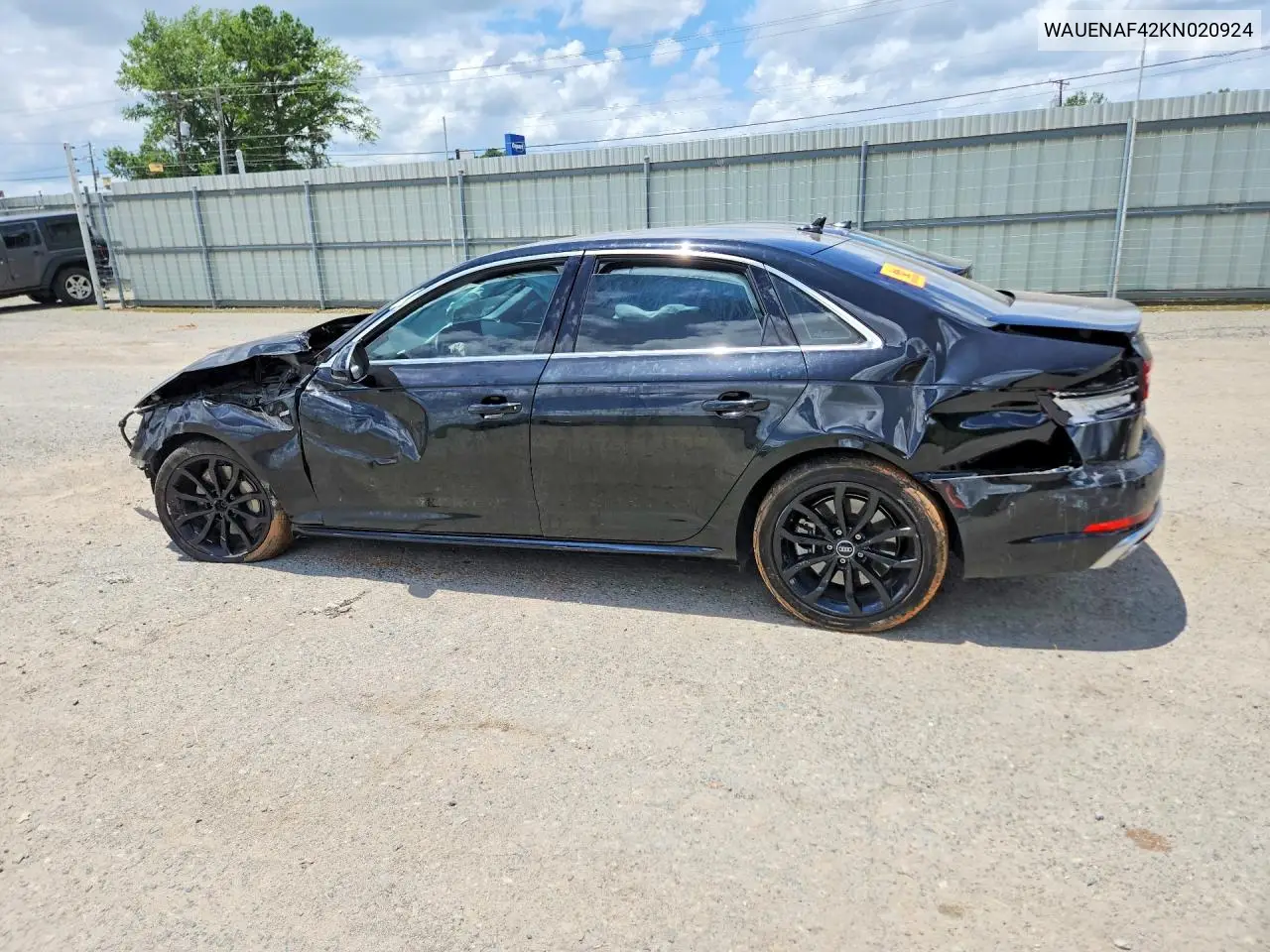 2019 Audi A4 Premium Plus VIN: WAUENAF42KN020924 Lot: 56747066