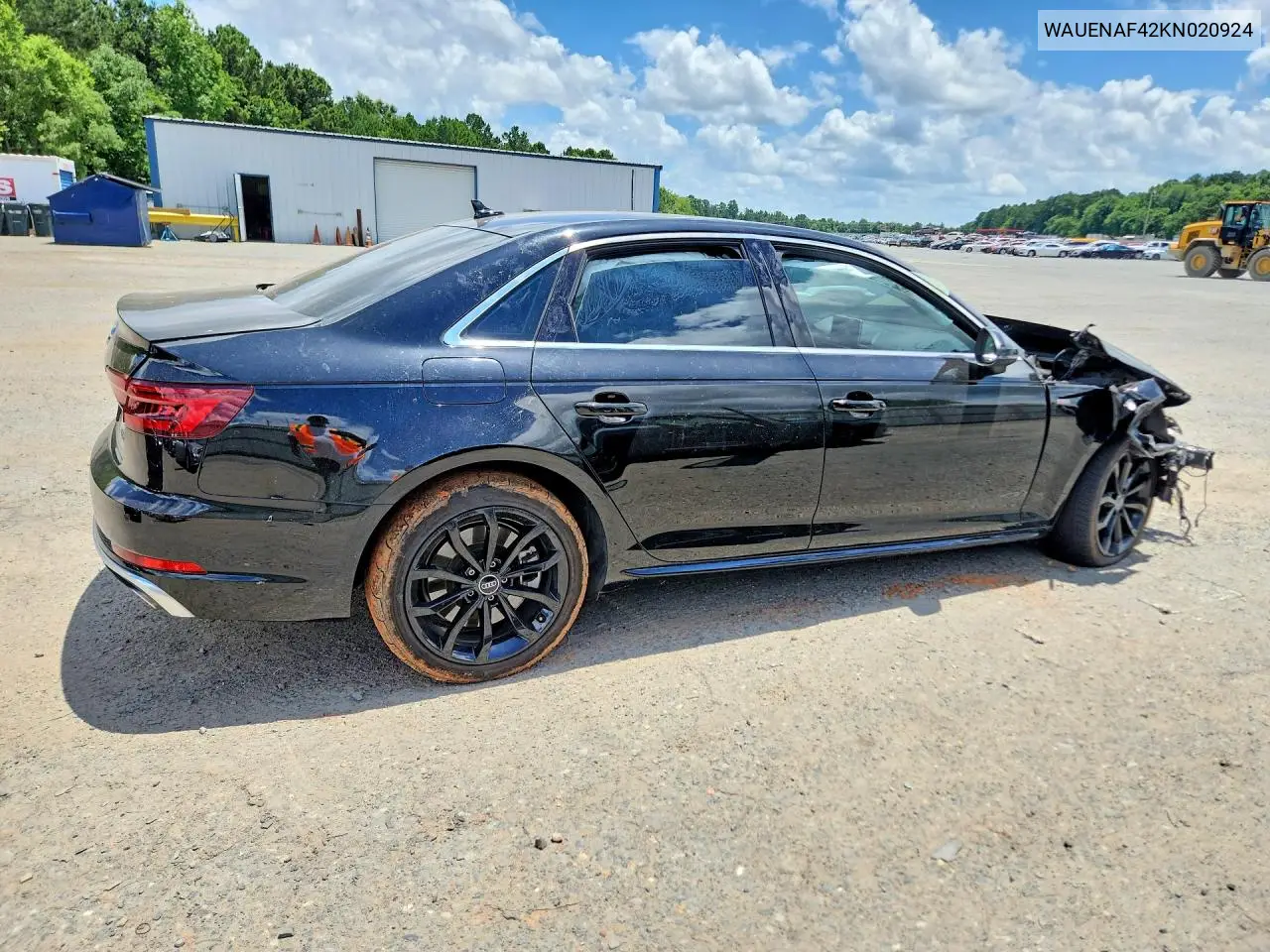2019 Audi A4 Premium Plus VIN: WAUENAF42KN020924 Lot: 56747066