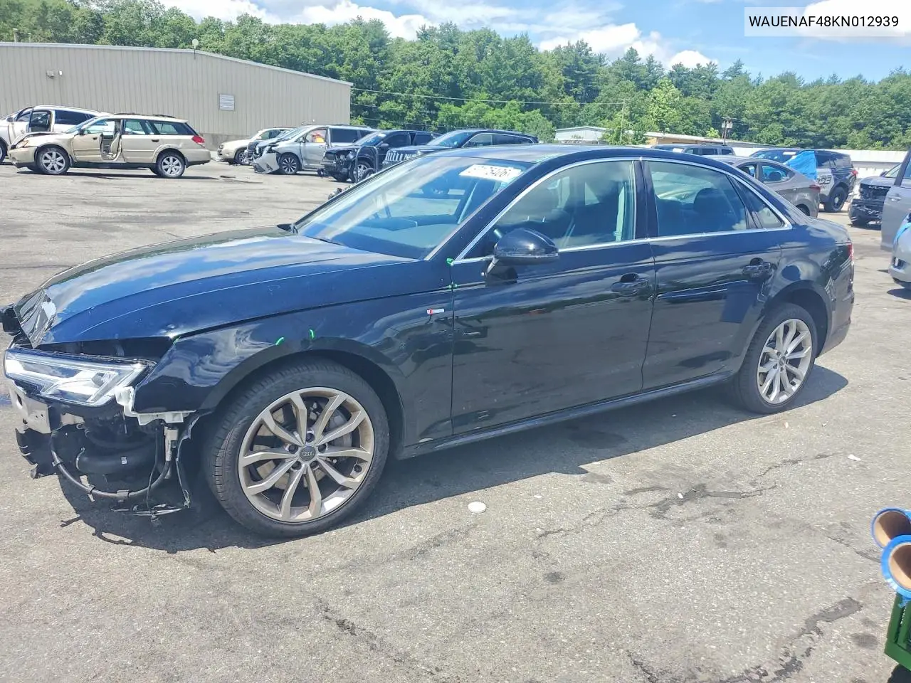 2019 Audi A4 Premium Plus VIN: WAUENAF48KN012939 Lot: 57175406