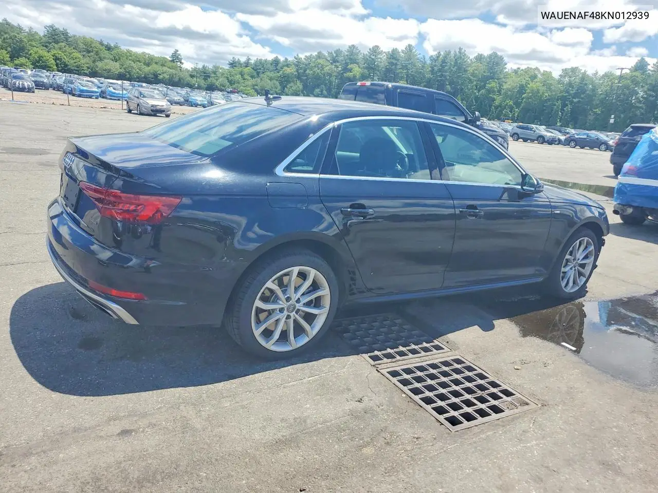 2019 Audi A4 Premium Plus VIN: WAUENAF48KN012939 Lot: 57175406