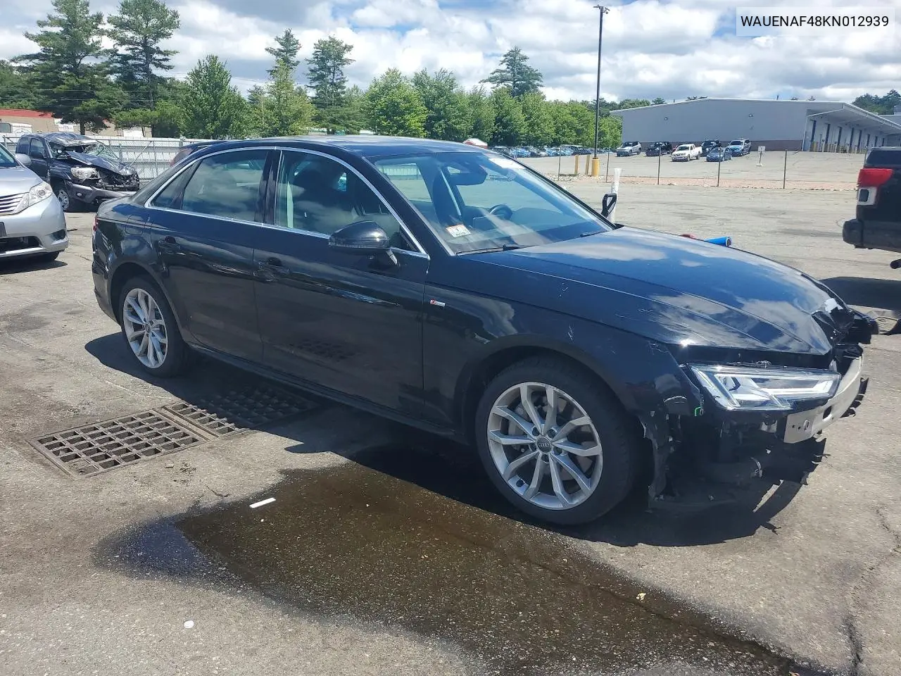 2019 Audi A4 Premium Plus VIN: WAUENAF48KN012939 Lot: 57175406