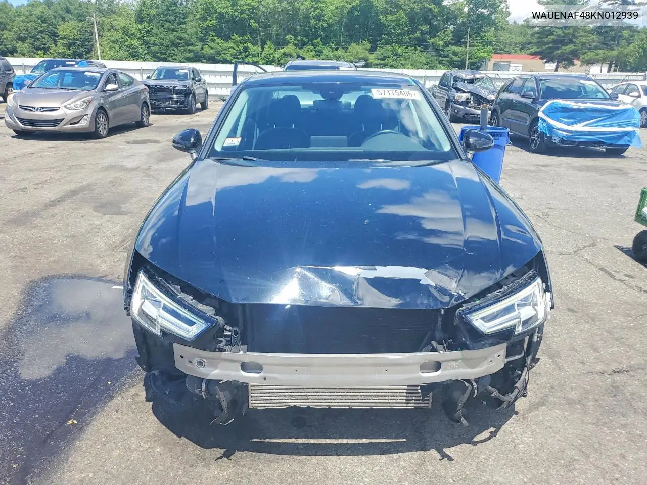 2019 Audi A4 Premium Plus VIN: WAUENAF48KN012939 Lot: 57175406