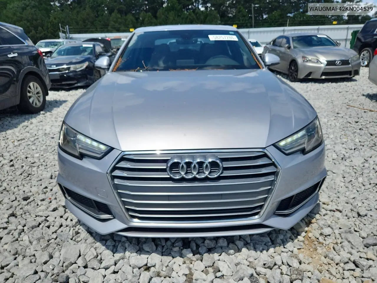 2019 Audi A4 Premium VIN: WAUGMAF42KN004539 Lot: 58257286