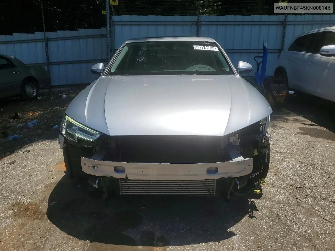 2019 Audi A4 Prestige VIN: WAUFNBF45KN008146 Lot: 58524706