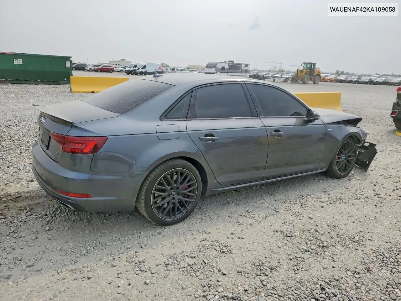 2019 Audi A4 Premium Plus VIN: WAUENAF42KA109058 Lot: 58799136