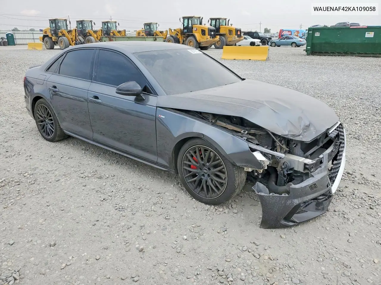 2019 Audi A4 Premium Plus VIN: WAUENAF42KA109058 Lot: 58799136