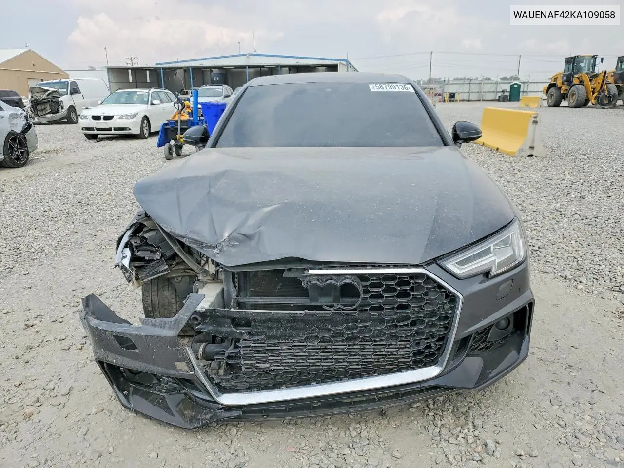 2019 Audi A4 Premium Plus VIN: WAUENAF42KA109058 Lot: 58799136