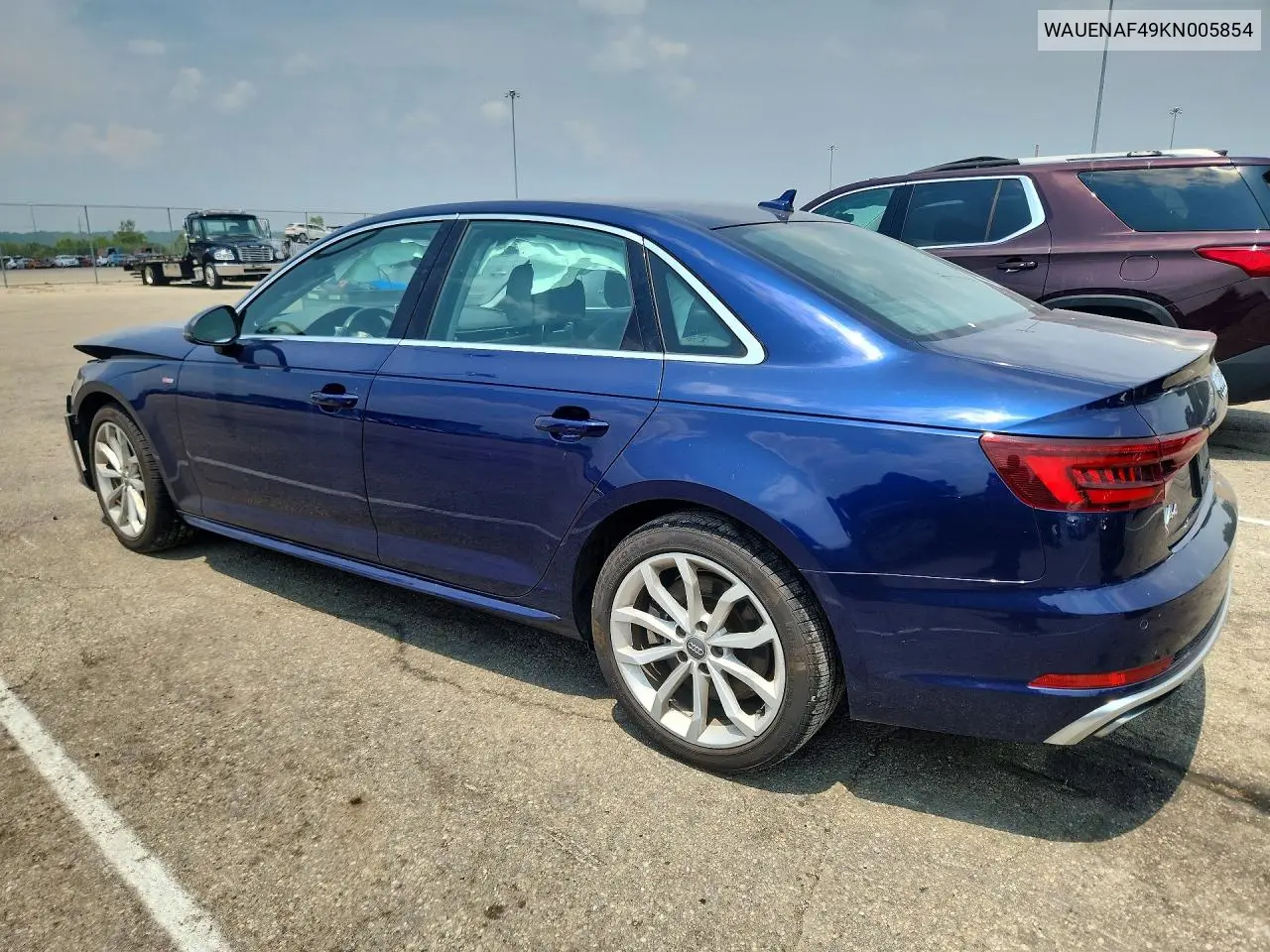 2019 Audi A4 Premium Plus VIN: WAUENAF49KN005854 Lot: 59403866