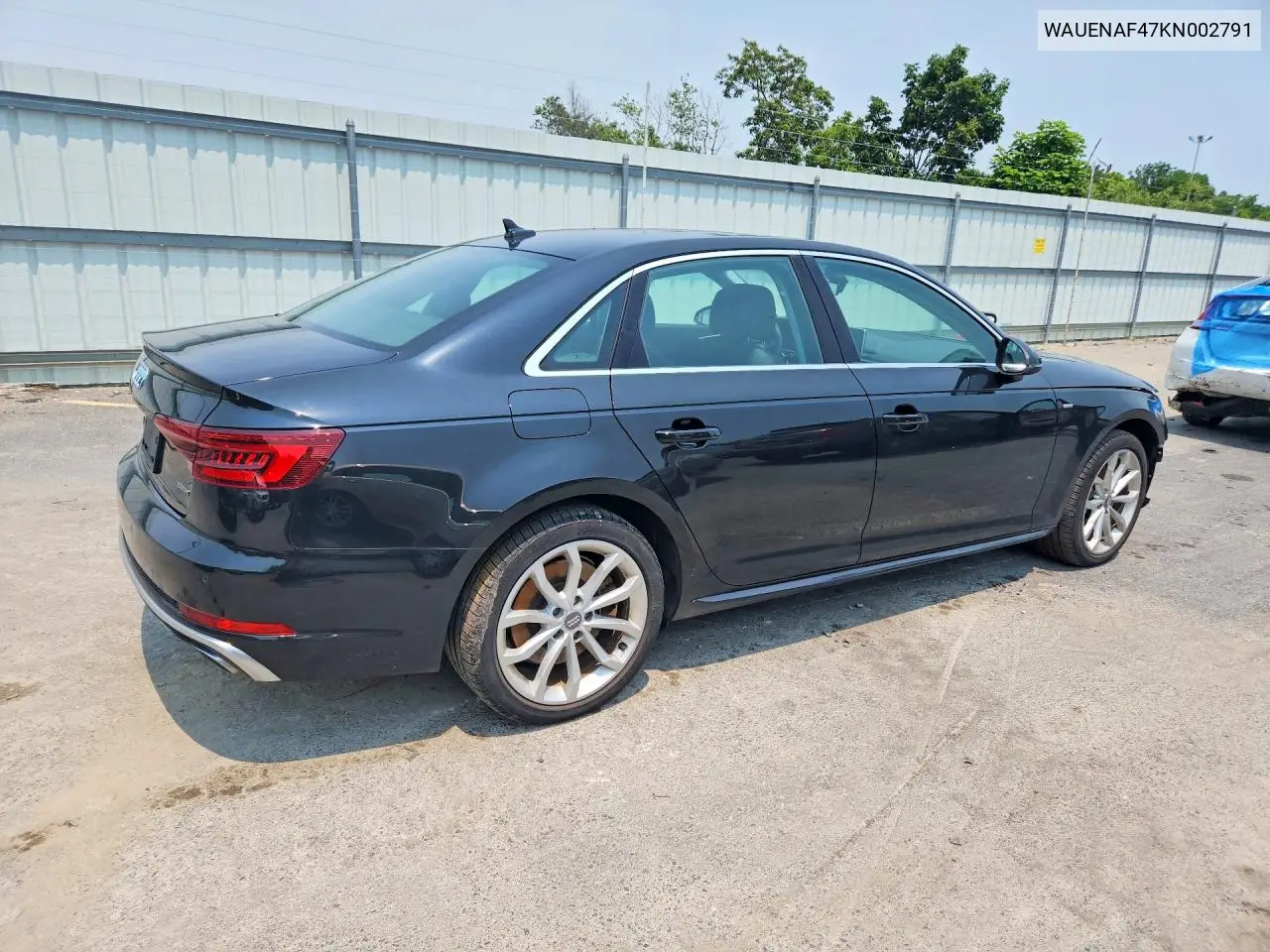 2019 Audi A4 Premium Plus VIN: WAUENAF47KN002791 Lot: 60848896