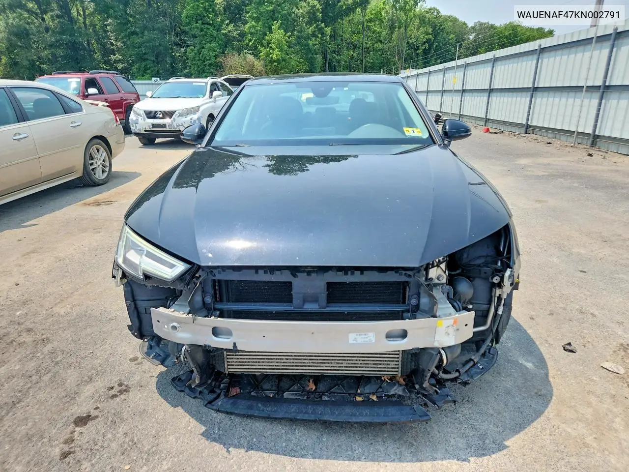 2019 Audi A4 Premium Plus VIN: WAUENAF47KN002791 Lot: 60848896