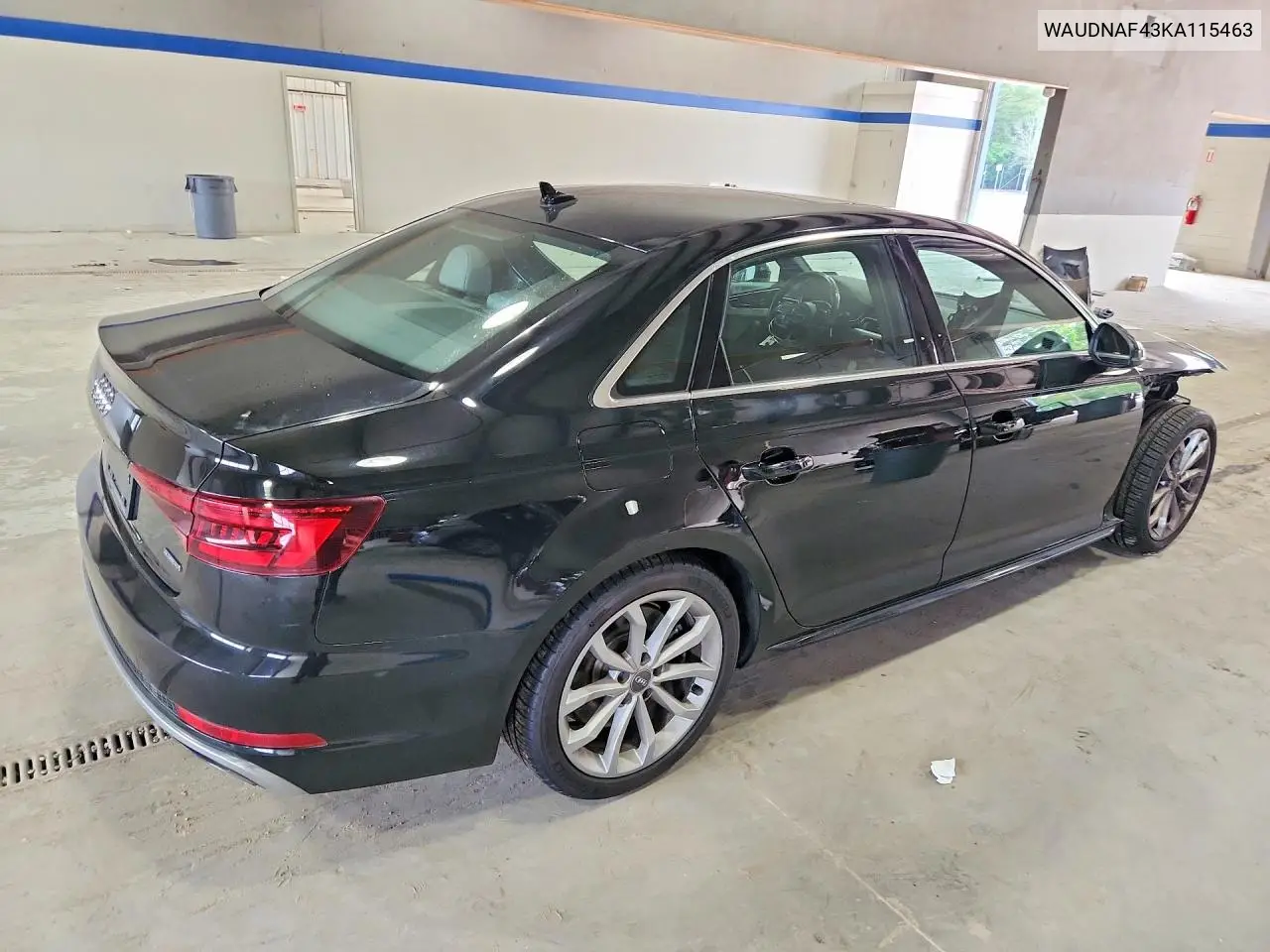 2019 Audi A4 Premium VIN: WAUDNAF43KA115463 Lot: 60995306