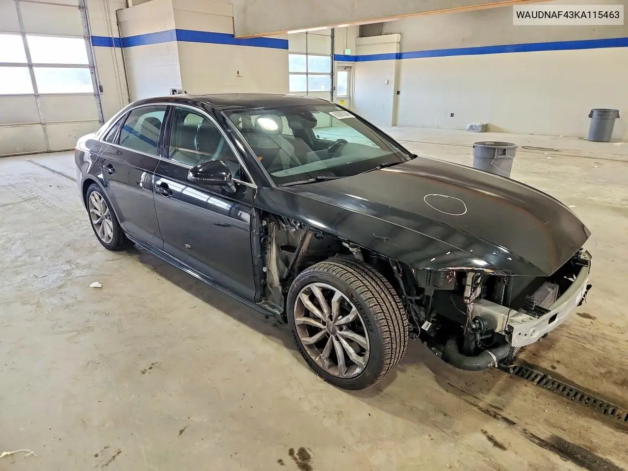 2019 Audi A4 Premium VIN: WAUDNAF43KA115463 Lot: 60995306