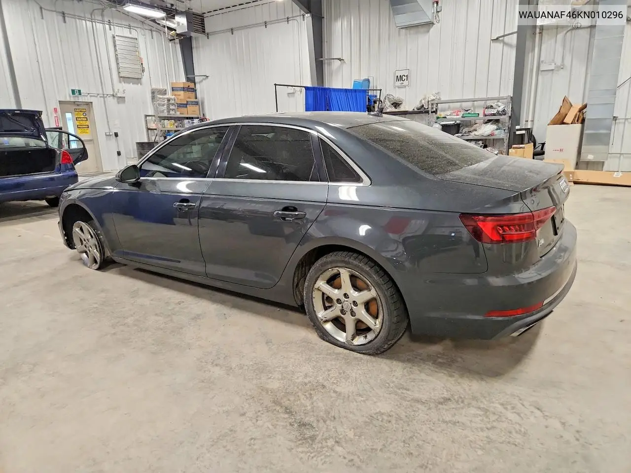 2019 Audi A4 Komfort VIN: WAUANAF46KN010296 Lot: 61437256