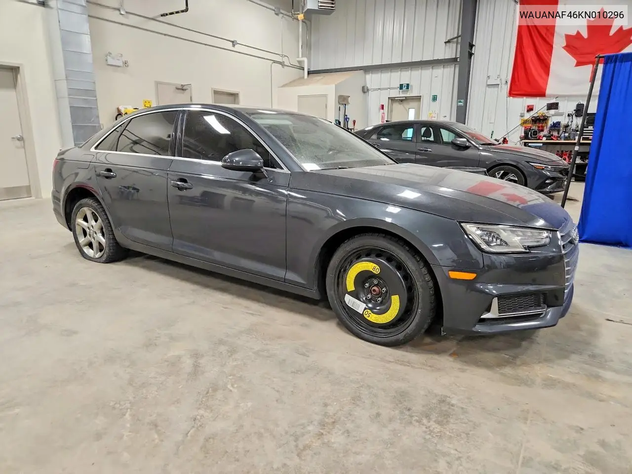 2019 Audi A4 Komfort VIN: WAUANAF46KN010296 Lot: 61437256
