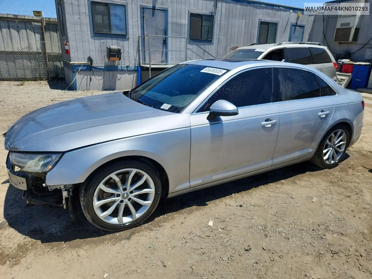 2019 Audi A4 Sport Quattro VIN: WAUGMAF44KN010293 Lot: 85606535
