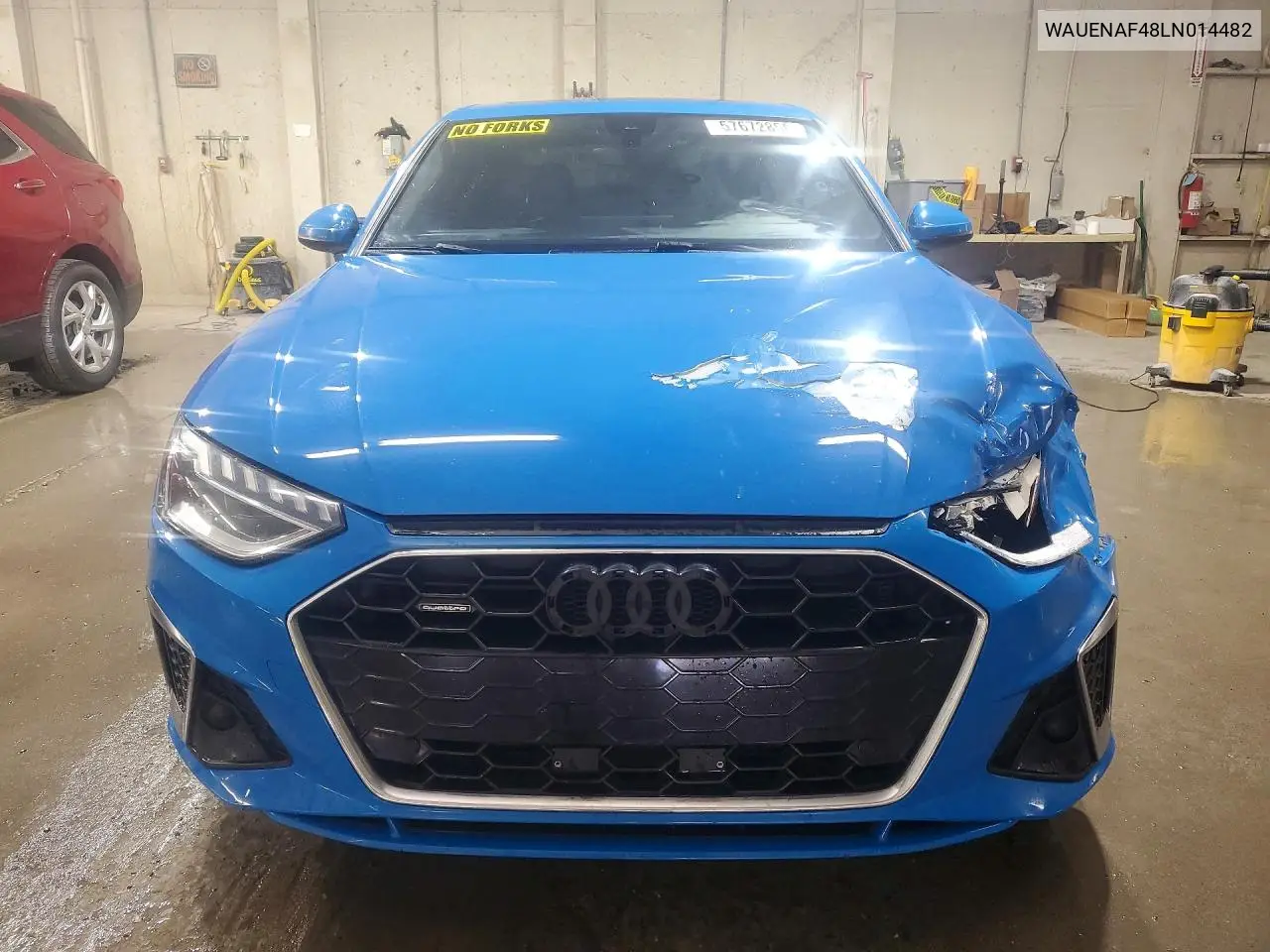 2020 Audi A4 Premium Plus VIN: WAUENAF48LN014482 Lot: 57672856