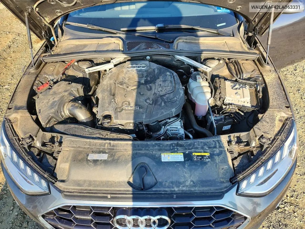 2020 Audi A4 Premium Plus VIN: WAUENAF42LA063331 Lot: 60668626