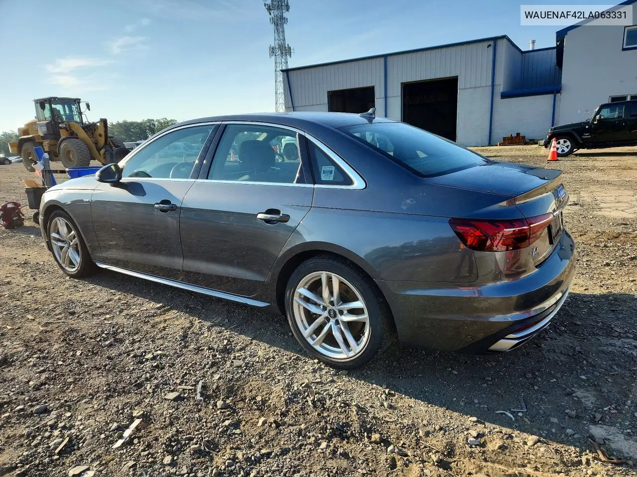 2020 Audi A4 Premium Plus VIN: WAUENAF42LA063331 Lot: 60668626