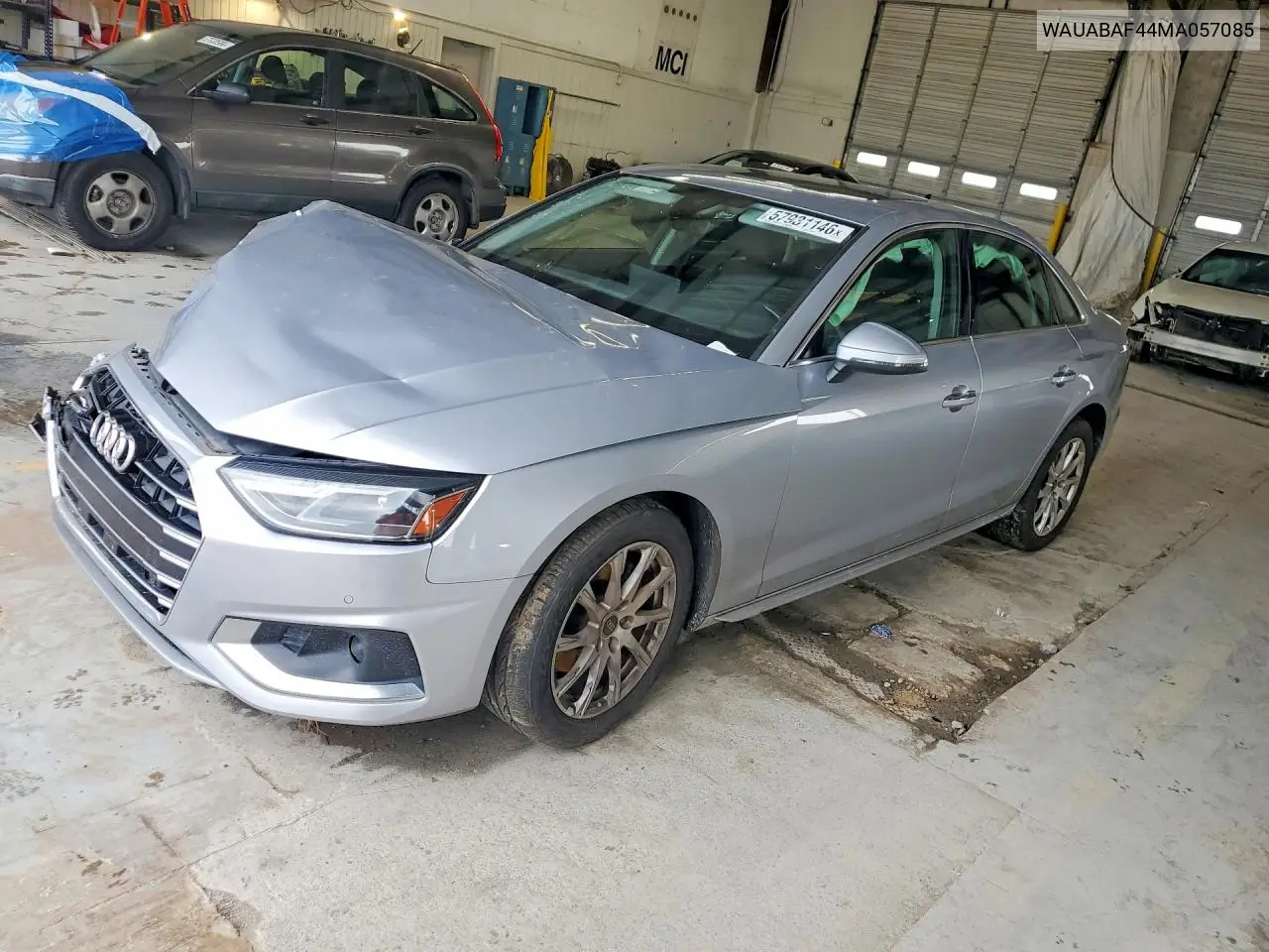 2021 Audi A4 Premium 40 VIN: WAUABAF44MA057085 Lot: 57931146