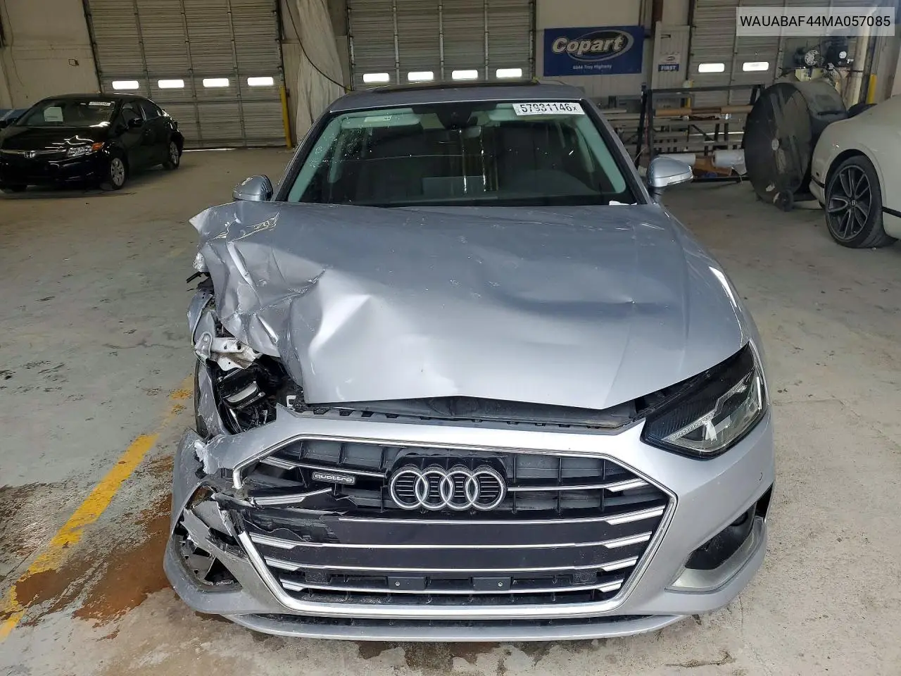 2021 Audi A4 Premium 40 VIN: WAUABAF44MA057085 Lot: 57931146