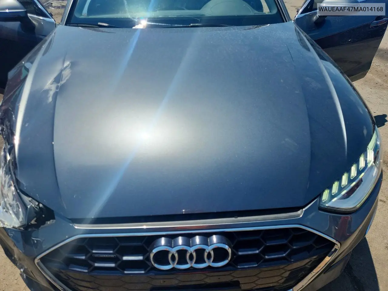 2021 Audi A4 Premium Plus 45 VIN: WAUEAAF47MA014168 Lot: 60001076
