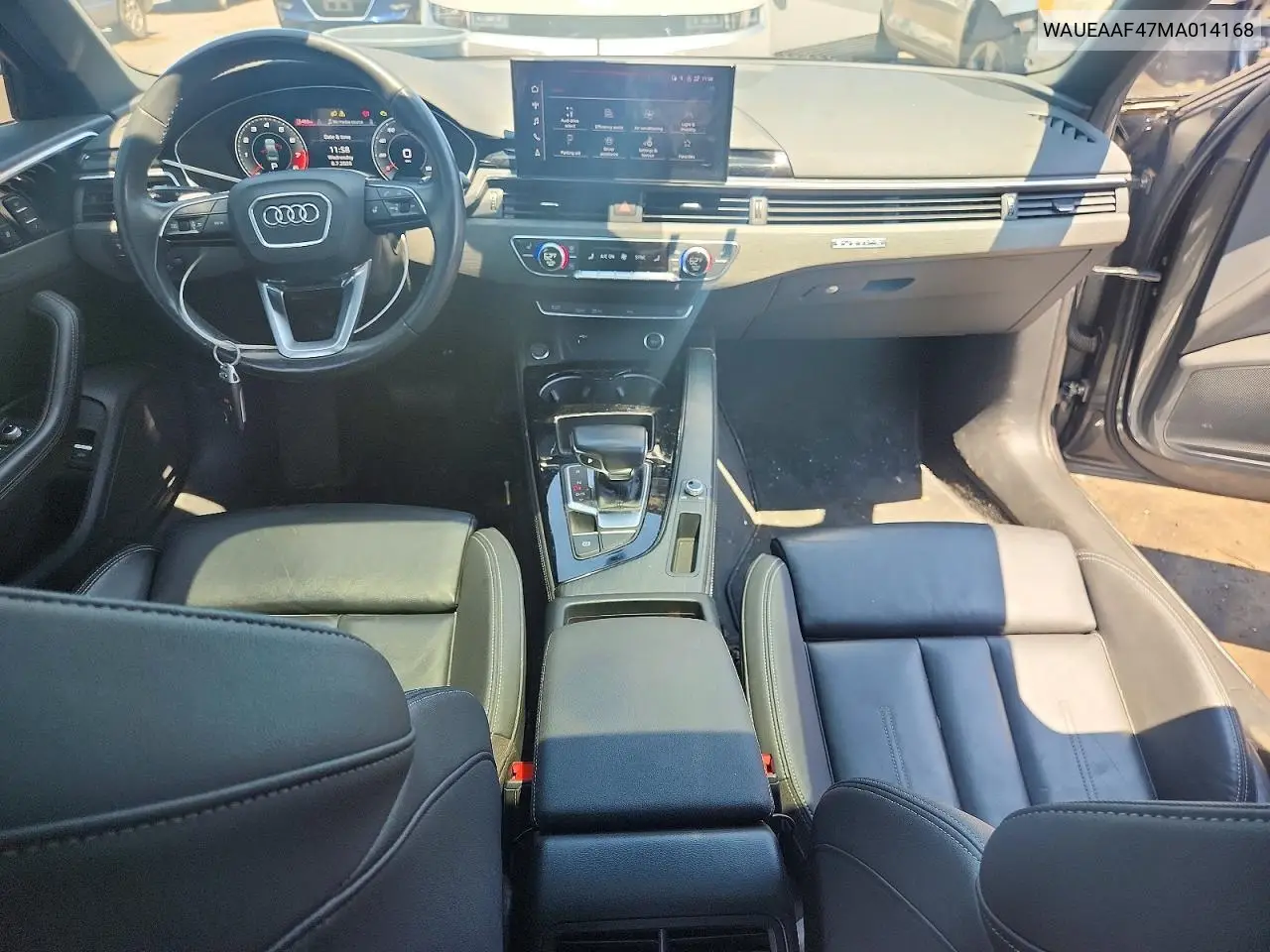 2021 Audi A4 Premium Plus 45 VIN: WAUEAAF47MA014168 Lot: 60001076