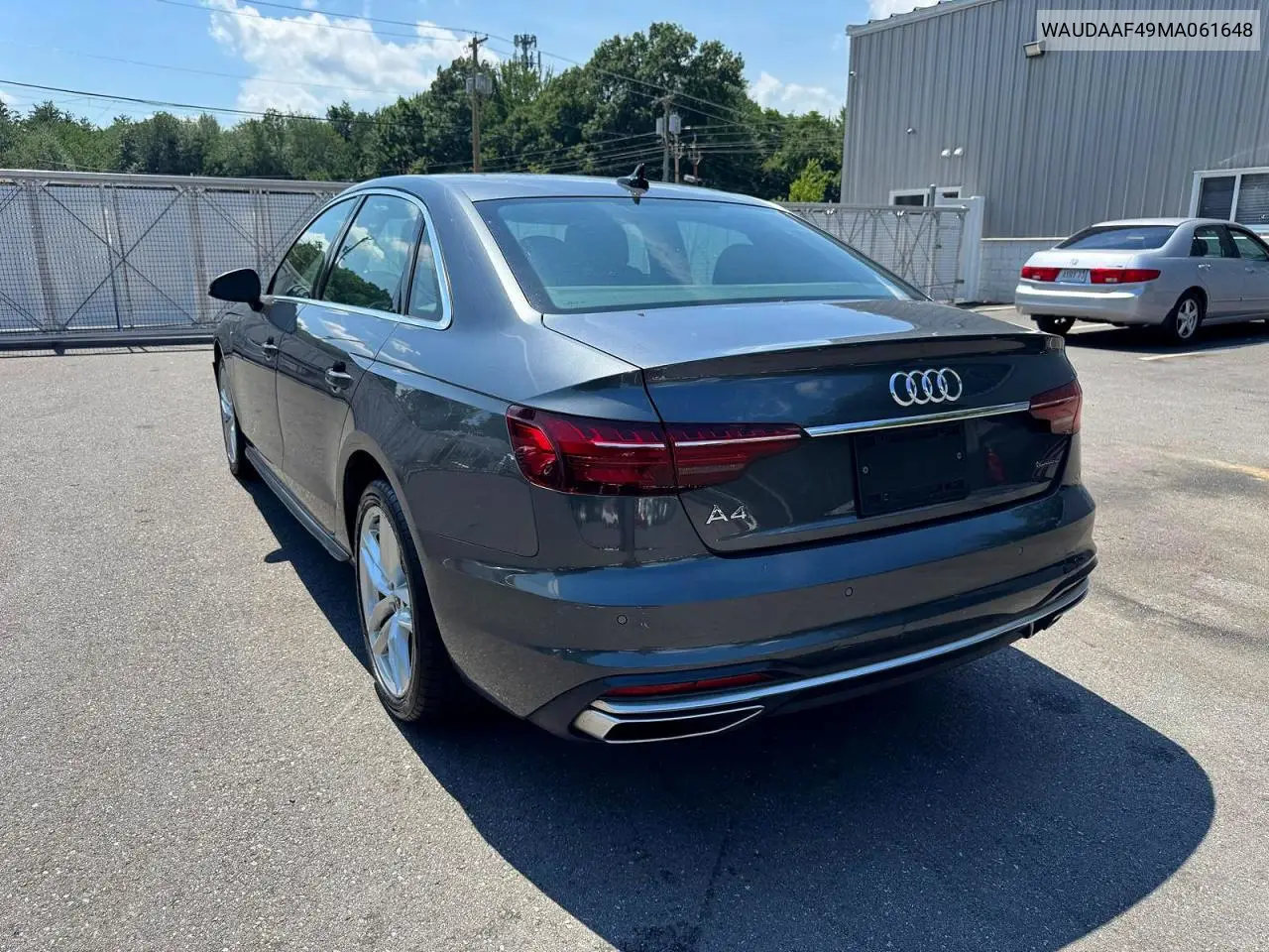 2021 Audi A4 Premium 45 VIN: WAUDAAF49MA061648 Lot: 61317316