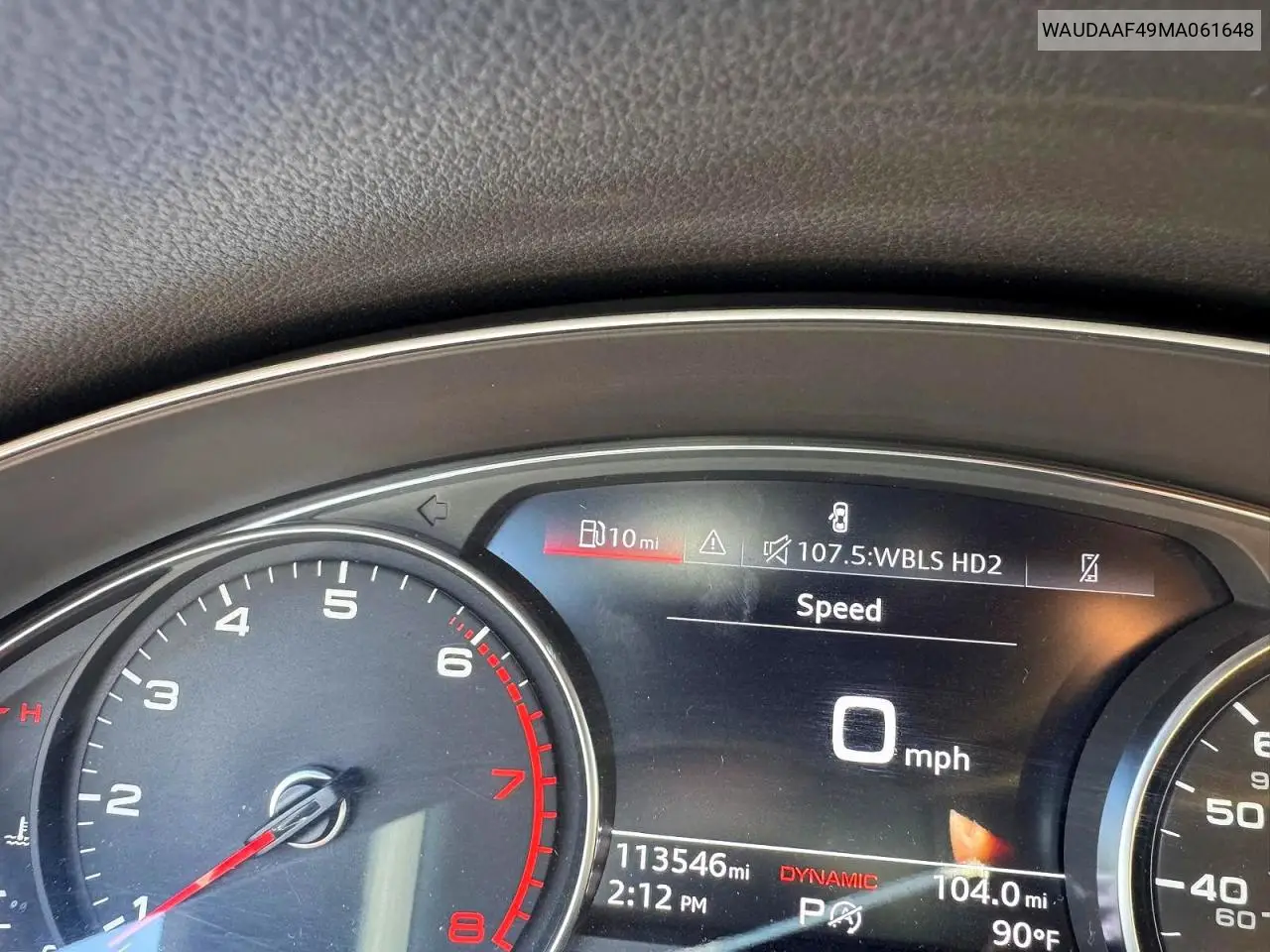 2021 Audi A4 Premium 45 VIN: WAUDAAF49MA061648 Lot: 61317316
