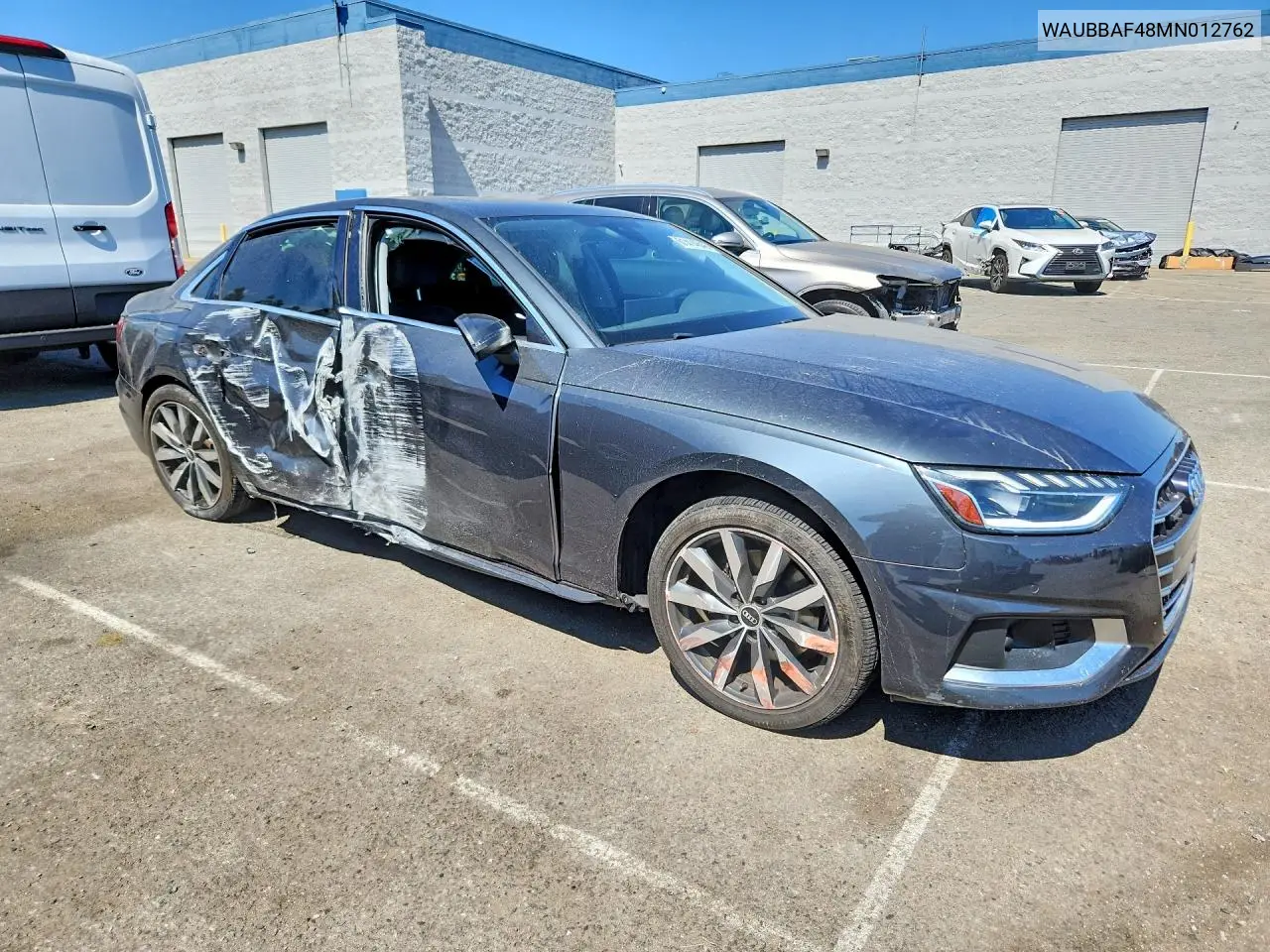 2021 Audi A4 Premium Plus 40 VIN: WAUBBAF48MN012762 Lot: 61414846