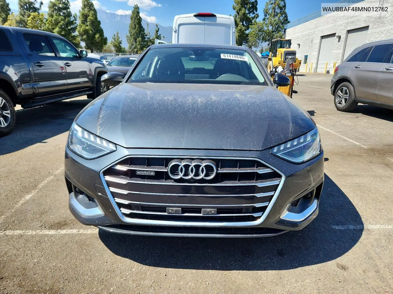 2021 Audi A4 Premium Plus 40 VIN: WAUBBAF48MN012762 Lot: 61414846