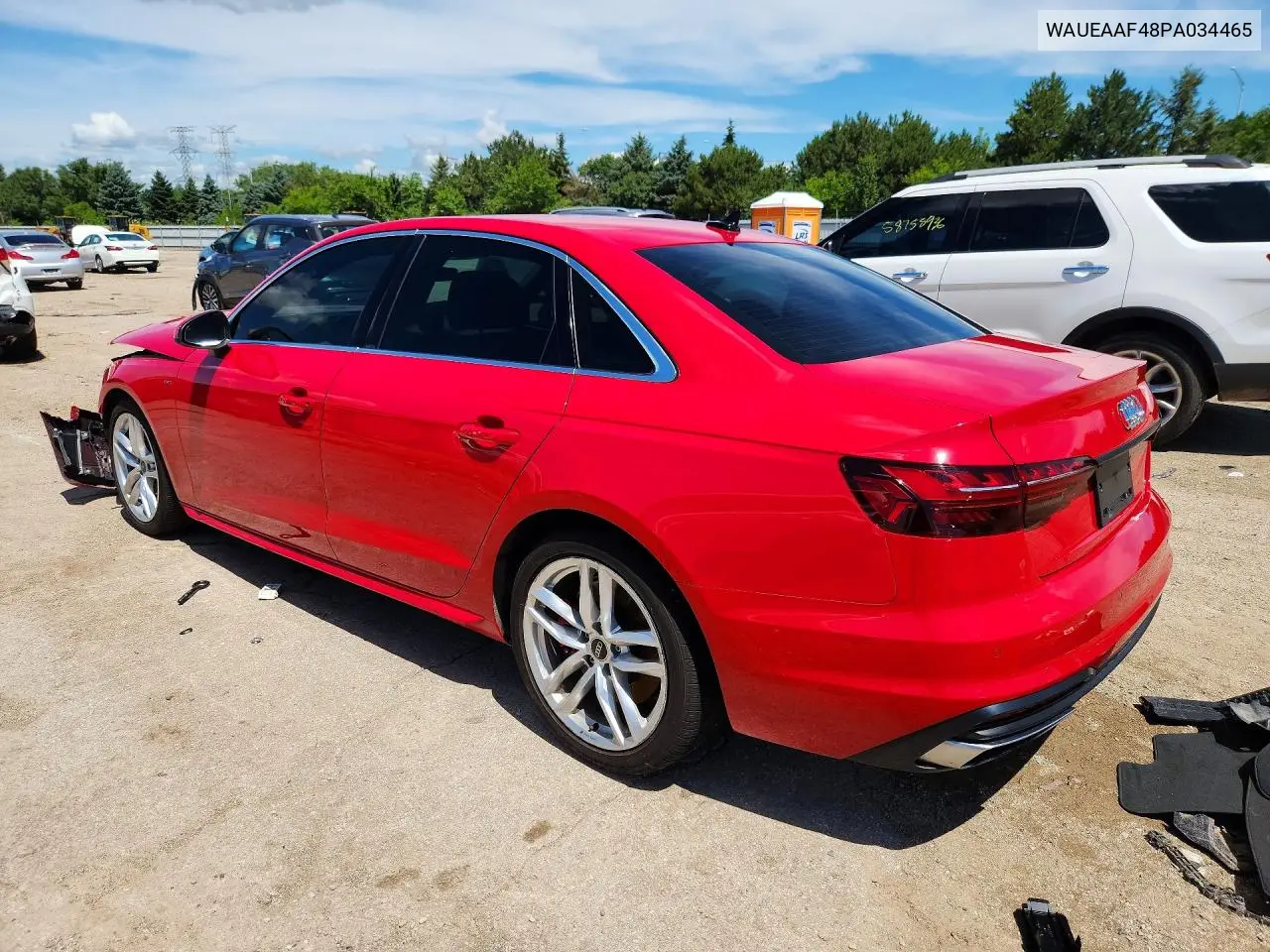 2023 Audi A4 Premium Plus 45 VIN: WAUEAAF48PA034465 Lot: 58559666
