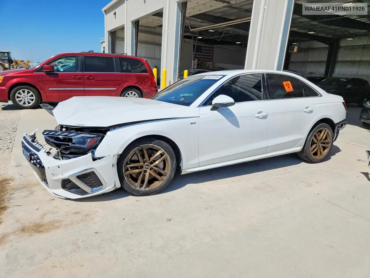 2023 Audi A4 Premium Plus 45 VIN: WAUEAAF41PN011926 Lot: 59631186