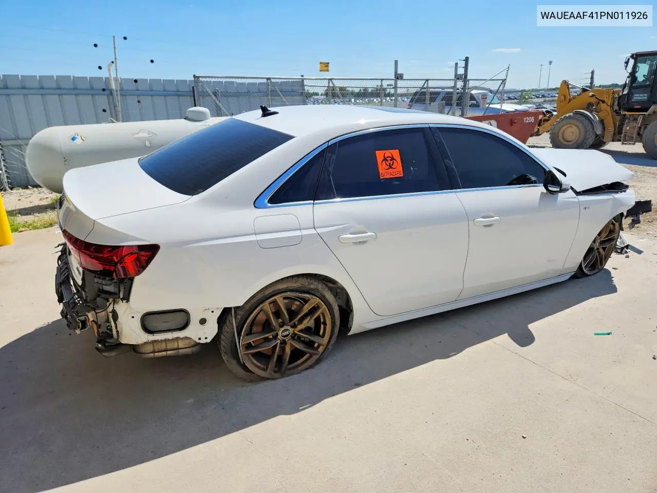 2023 Audi A4 Premium Plus 45 VIN: WAUEAAF41PN011926 Lot: 59631186