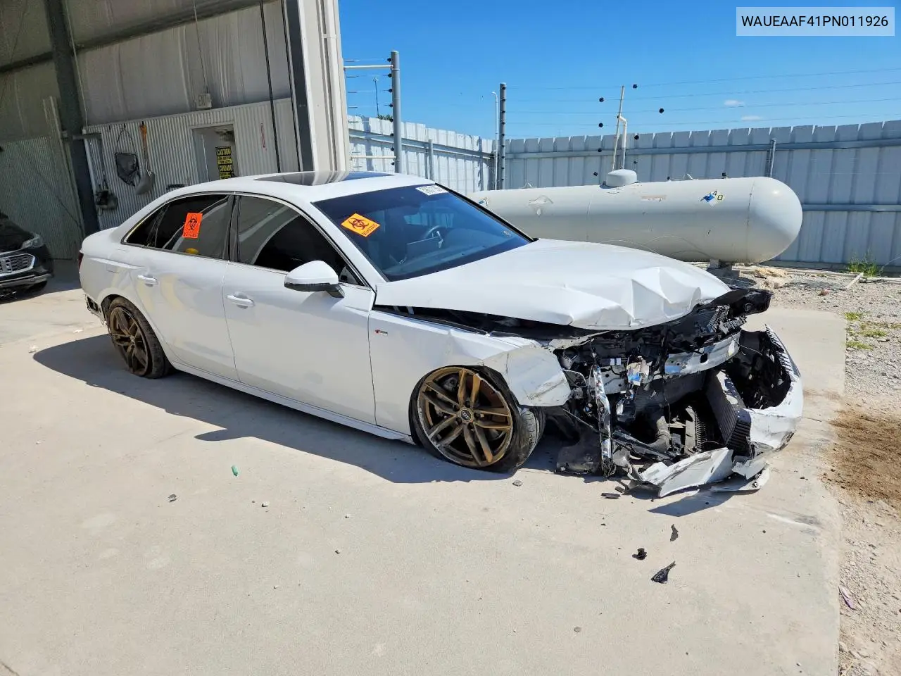 2023 Audi A4 Premium Plus 45 VIN: WAUEAAF41PN011926 Lot: 59631186