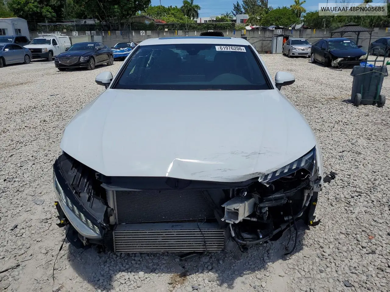 2023 Audi A4 Premium Plus 45 VIN: WAUEAAF48PN005685 Lot: 61976206